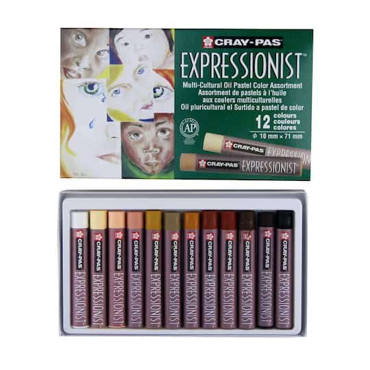 Cray-Pas® Expressionist™ Multi-Cultural Oil Pastel Set